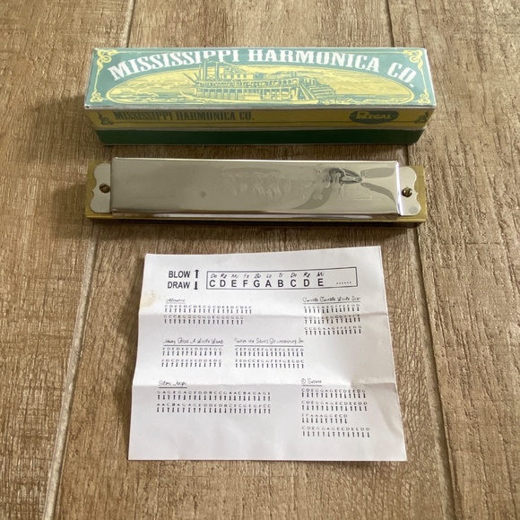 Mississippi Harmonica Co. Harmonica - Picture 3 of 7